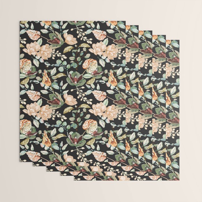 Lush colorful exotic garden C Wrapping Paper Gallery Image 3