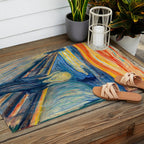 Edvard Munch The Scream Outdoor Rug Gallery Image 2