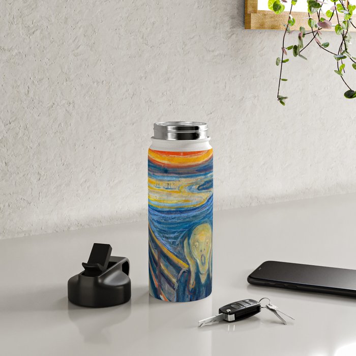 Edvard Munch The Scream Water Bottle Gallery Image 4