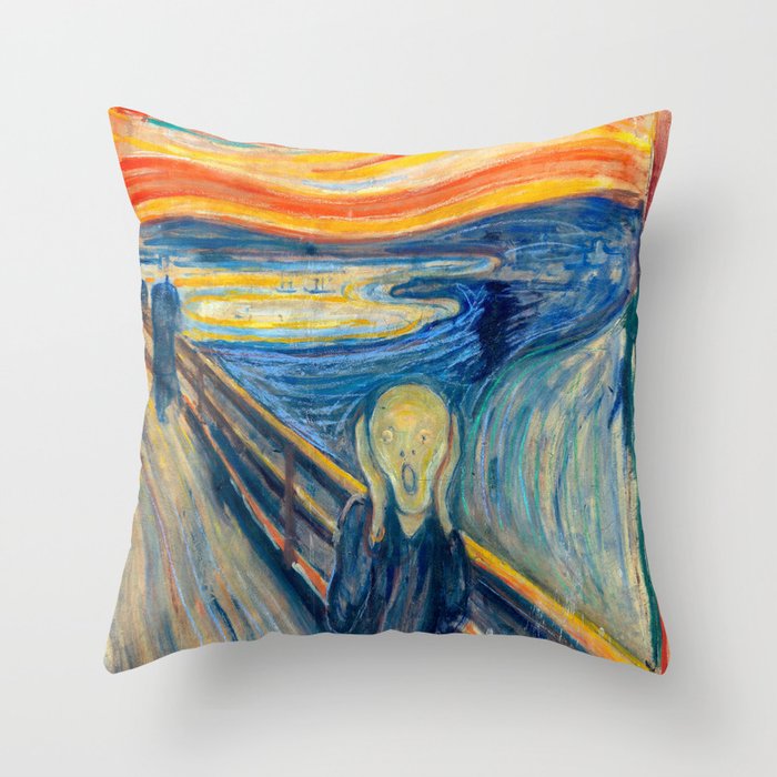 Edvard Munch The Scream Throw Pillow Gallery Image 6