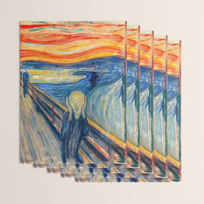 Edvard Munch The Scream Wrapping Paper Gallery Image 3