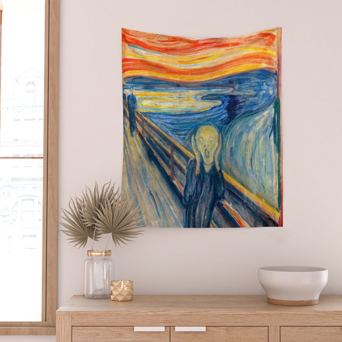 Edvard Munch The Scream Wall Tapestry Gallery Image 2