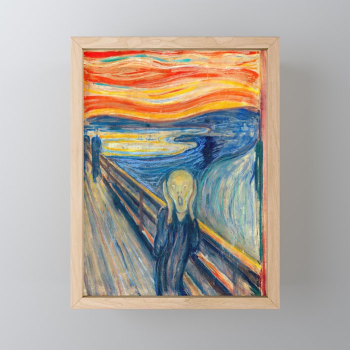 Edvard Munch The Scream Mini Art Print Gallery Image 1