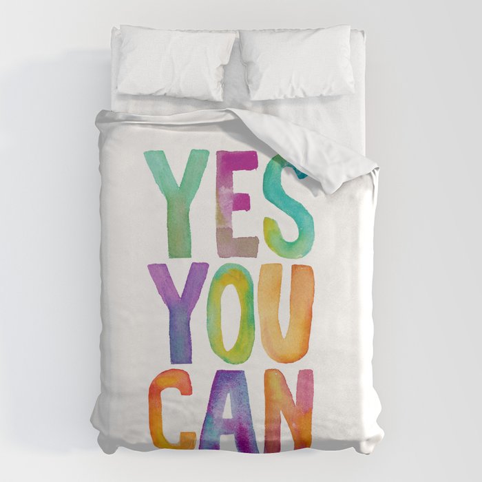 Yes You Can Duvet Cover Gallery Image 6