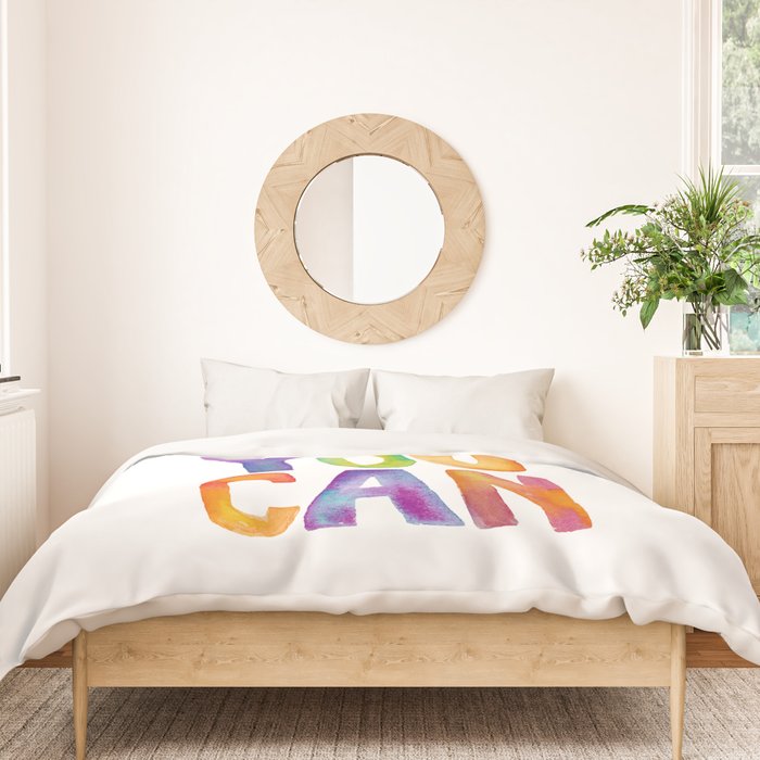 Yes You Can Duvet Cover Gallery Image 3