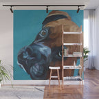 Leo the Boxer Dog Portrait Wall Mural Gallery Image 1