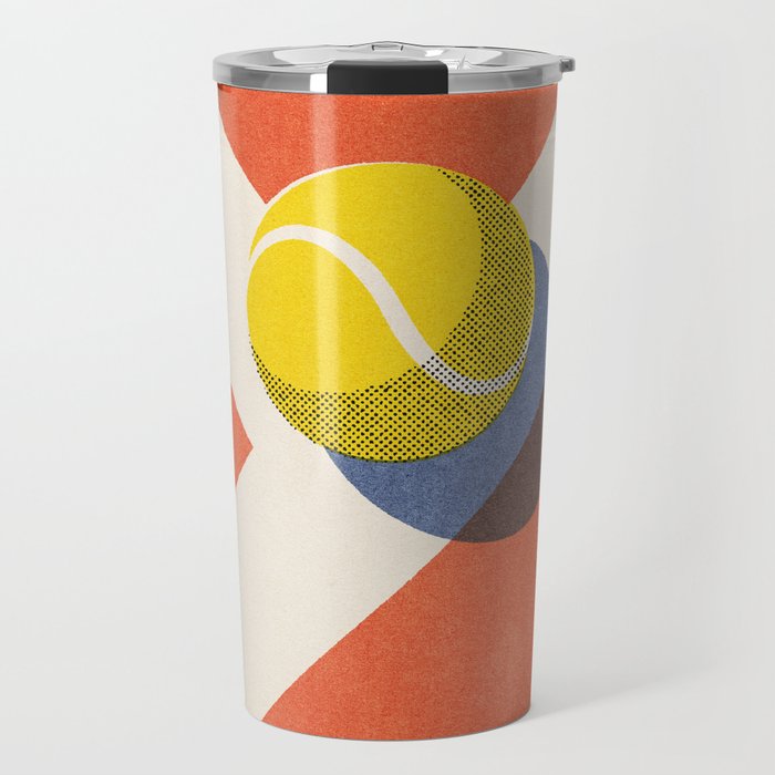 BALLS - Tennis - Clay Court - II Travel Mug Gallery Image 1
