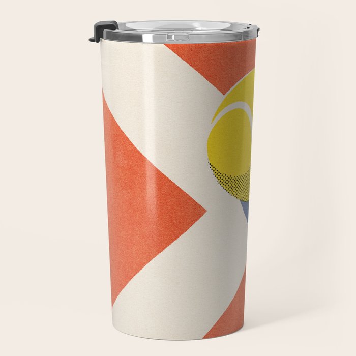 BALLS - Tennis - Clay Court - II Travel Mug Gallery Image 3