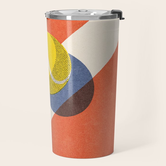 BALLS - Tennis - Clay Court - II Travel Mug Gallery Image 2