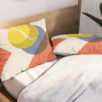 BALLS - Tennis - Clay Court - II Pillow Sham Gallery Image 2