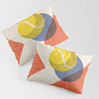 BALLS - Tennis - Clay Court - II Pillow Sham Gallery Image 3