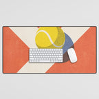 BALLS - Tennis - Clay Court - II Desk Mat Gallery Image 1