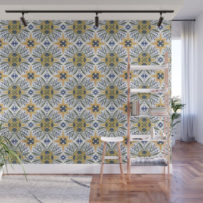 Modern fantasy tiles S Wall Mural Gallery Image 1