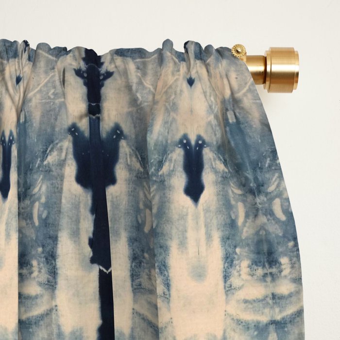 Vintage Shibori Eight Window Curtain Gallery Image 2