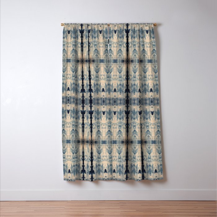 Vintage Shibori Eight Window Curtain Gallery Image 3