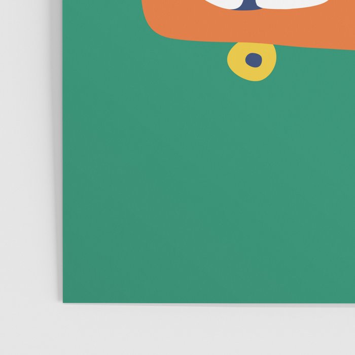 Poodle dog on skateboard Poster Gallery Image 3