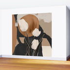 Abstract Art Flowers 3 Wall Mural Gallery Image 2