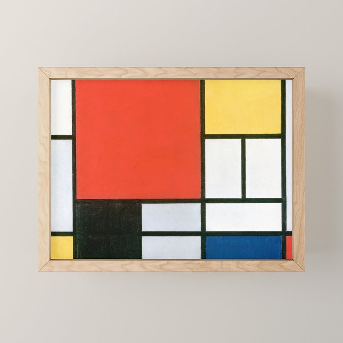 Piet Mondrian, Composition in red, yellow, blue and black Mini Art Print Gallery Image 1