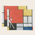 Piet Mondrian, Composition in red, yellow, blue and black Placemat Gallery Image 1