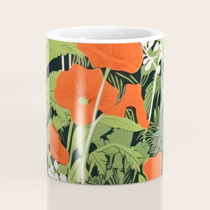 Poppy Pillar Garden Coffee Mug Gallery Image 4