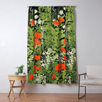 Poppy Pillar Garden Window Curtain Gallery Image 5