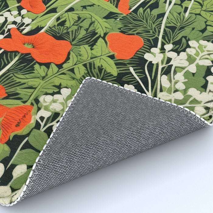 Poppy Pillar Garden Rug Gallery Image 4