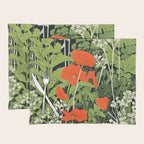 Poppy Pillar Garden Placemat Gallery Image 1