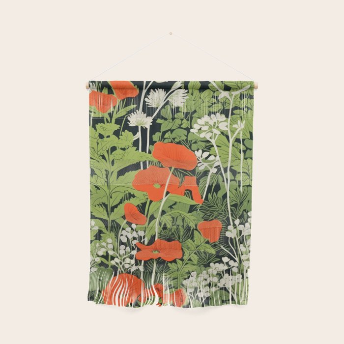 Poppy Pillar Garden Wall Hanging Gallery Image 1