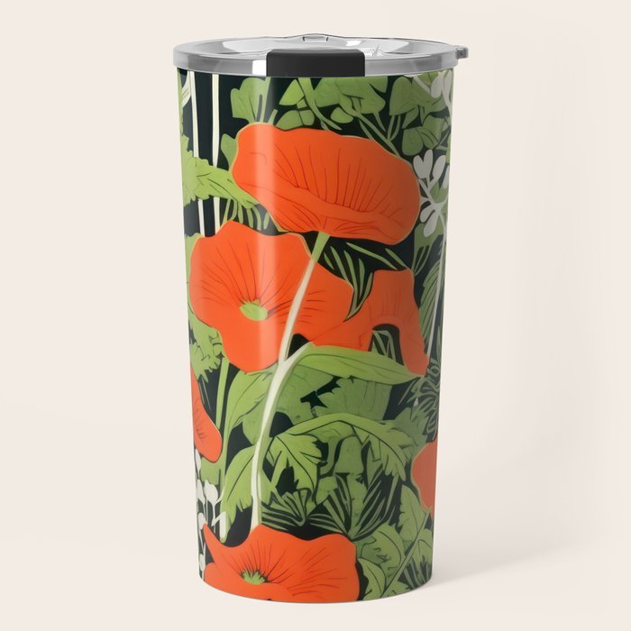 Poppy Pillar Garden Travel Mug Gallery Image 1