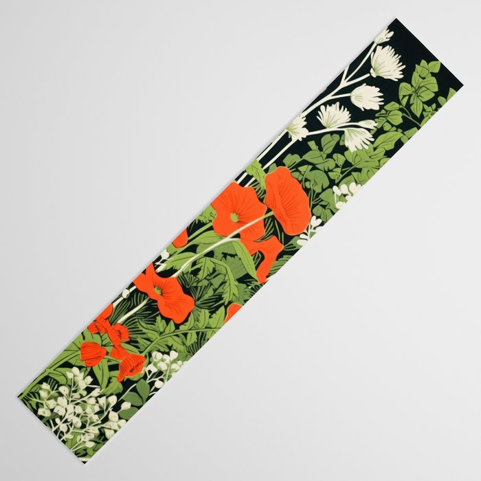 Poppy Pillar Garden Table Runner Gallery Image 3