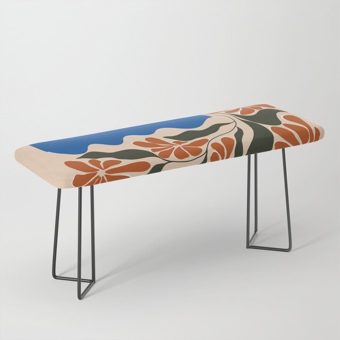 Tropical flower pot Bench Gallery Image 1