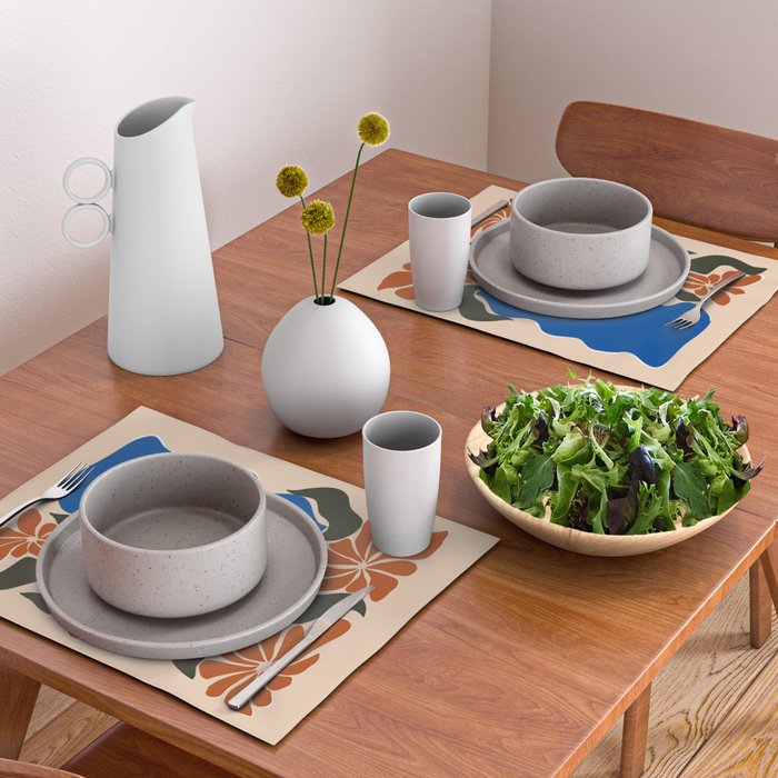 Tropical flower pot Placemat Gallery Image 2