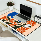 Tropical flower pot Desk Mat Gallery Image 2