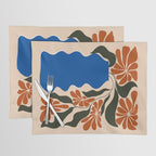 Tropical flower pot Placemat Gallery Image 1