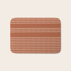 Spotted, African Pattern, in Terracotta Bath Mat Gallery Image 1