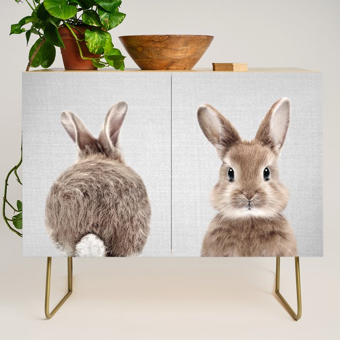 Baby Rabbit - Colorful Credenza Gallery Image 1