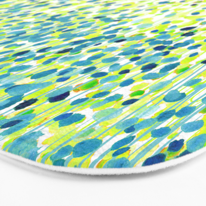 Cat in the garden under willow tree Bath Mat Gallery Image 3