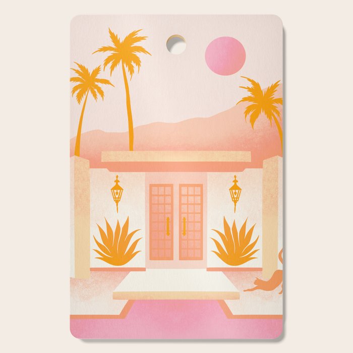 Palm Springs Home â Tangerine Cutting Board Gallery Image 1
