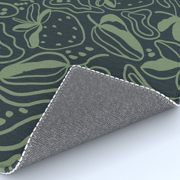 Green strawberries Rug Gallery Image 4