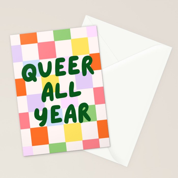 Queer All Year Stationery Card Gallery Image 2