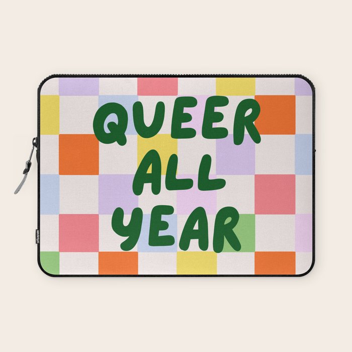 Queer All Year Laptop Sleeve Gallery Image 1
