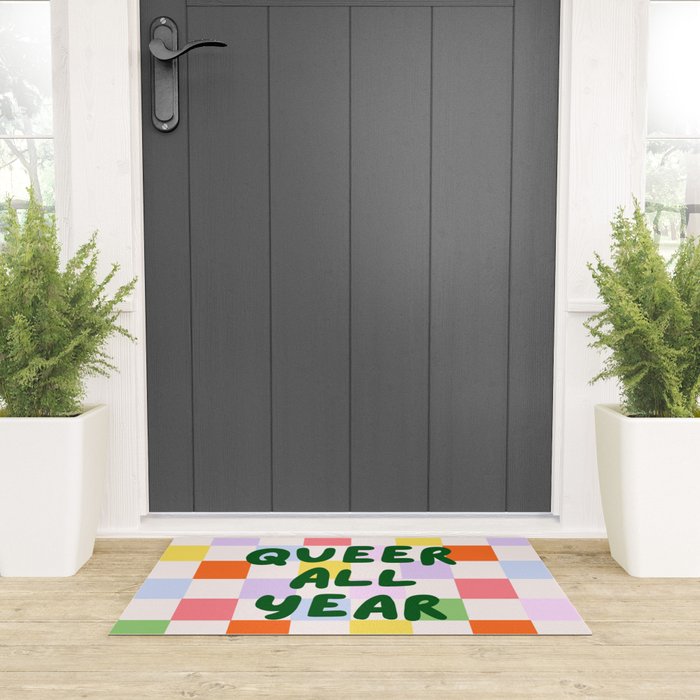 Queer All Year Welcome Mat Gallery Image 3