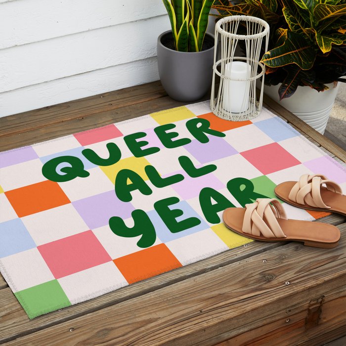 Queer All Year Outdoor Rug Gallery Image 2