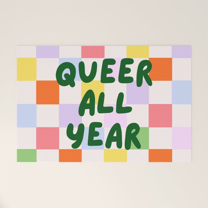 Queer All Year Welcome Mat Gallery Image 1