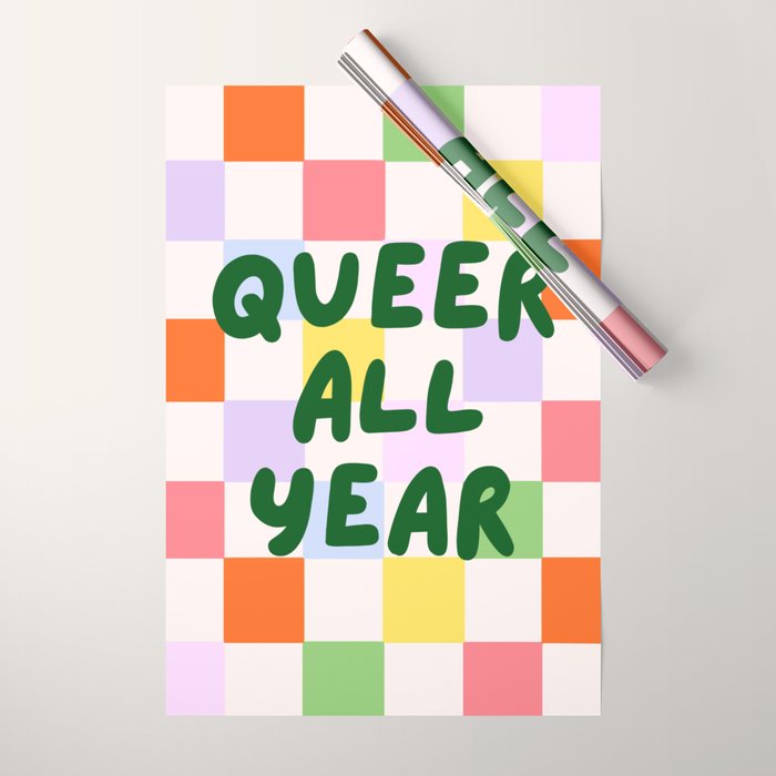 Queer All Year Wrapping Paper Gallery Image 1