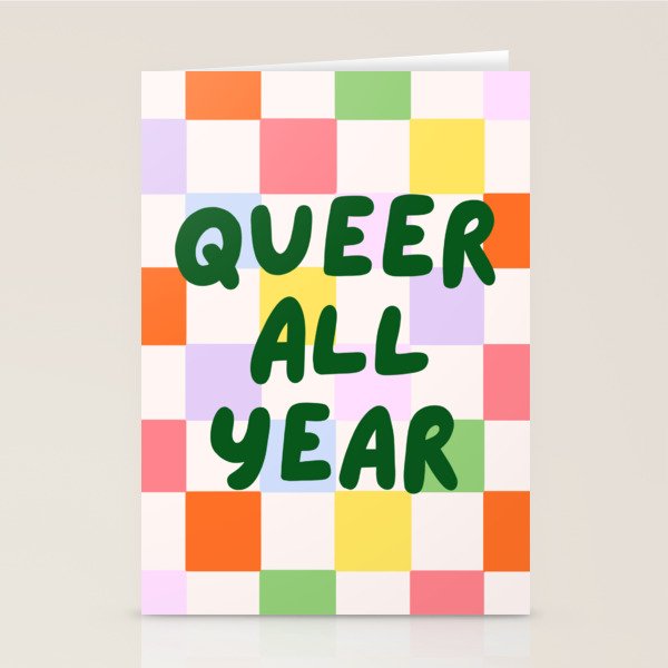 Queer All Year Stationery Card Gallery Image 2