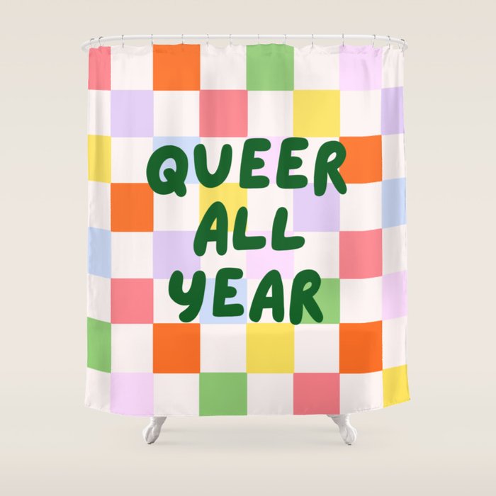 Queer All Year Shower Curtain Gallery Image 1