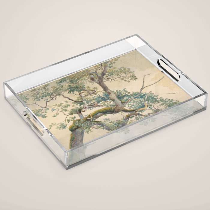 Tree Branches 1852â1908 Charles Reginald Aston Acrylic Tray Gallery Image 1