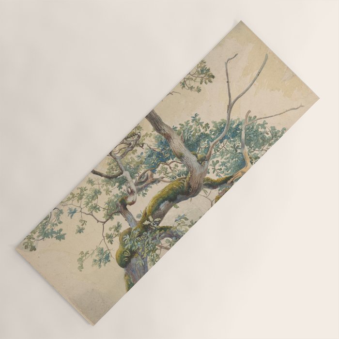 Tree Branches 1852â1908 Charles Reginald Aston Yoga Mat Gallery Image 1