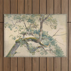 Tree Branches 1852â1908 Charles Reginald Aston Outdoor Rug Gallery Image 1